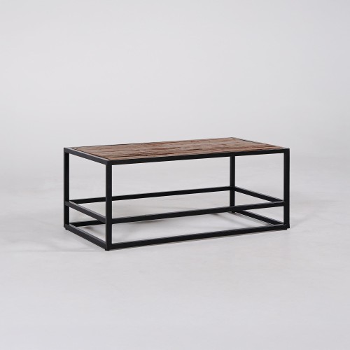 Table basse bois et métal - Recycled