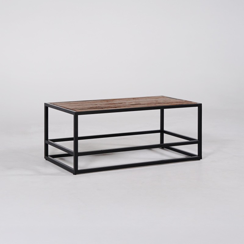 Table basse bois et métal - Recycled