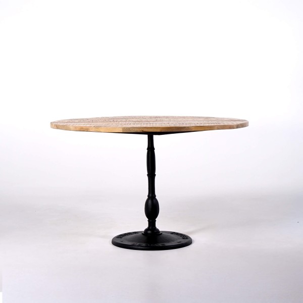Table ronde industrielle bistrot