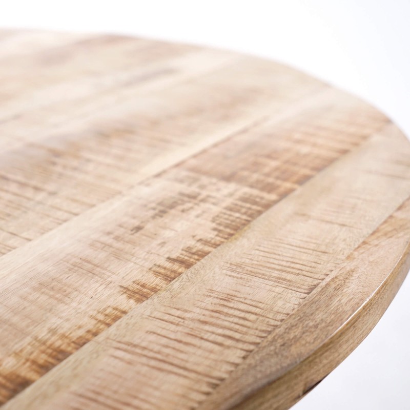 Table ronde industrielle bistrot