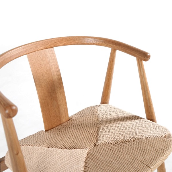 Chaise de salle à manger en chêne naturel - Relate