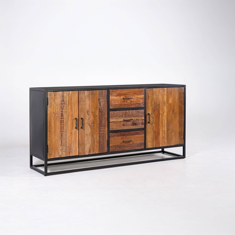 Enfilade industrielle 3 portes - Recycled