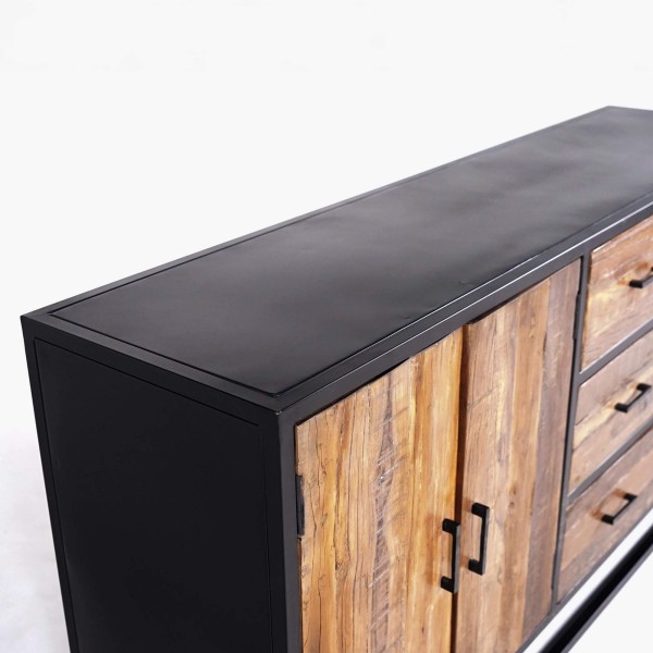 Enfilade industrielle 3 portes - Recycled