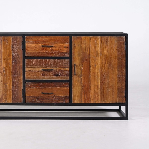 Enfilade industrielle 3 portes - Recycled