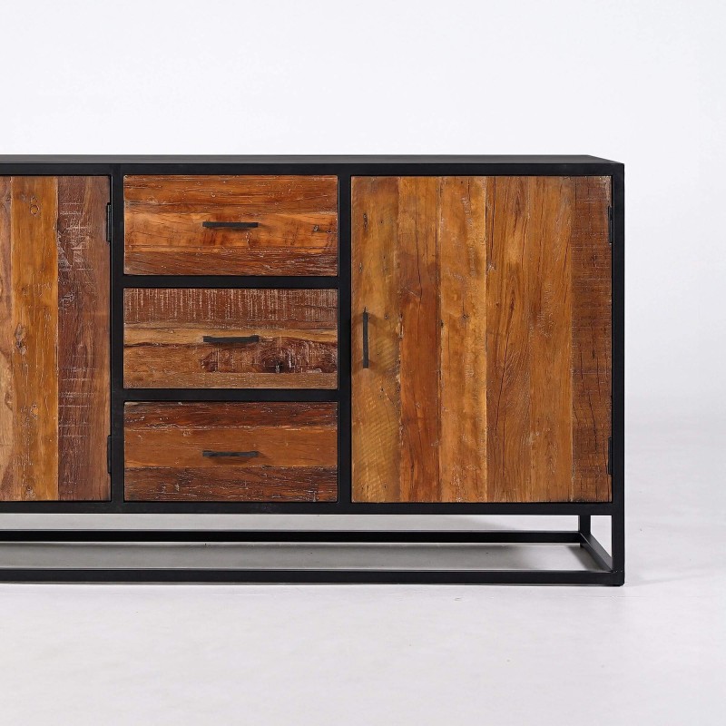 Enfilade industrielle 3 portes - Recycled