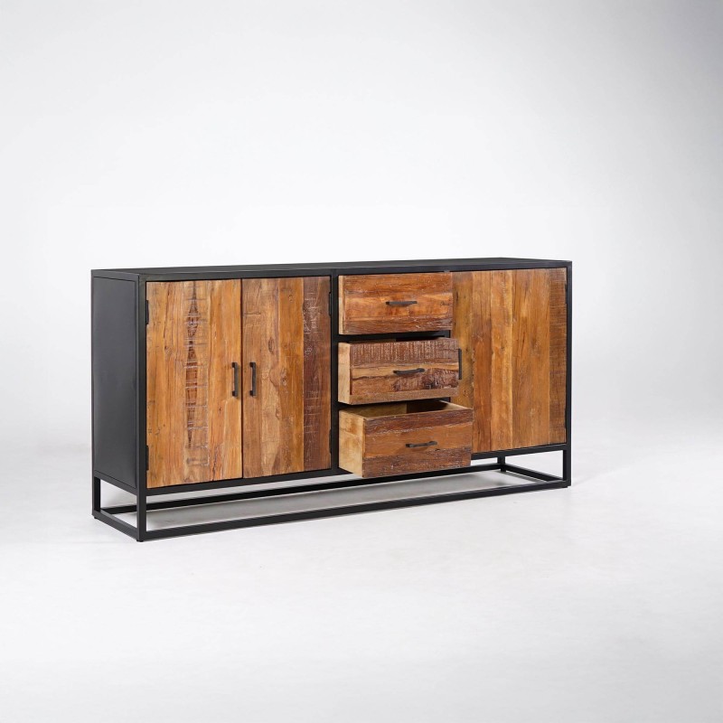 Enfilade industrielle 3 portes - Recycled
