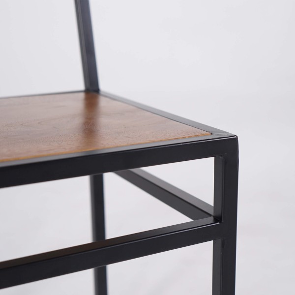 Chaise en bois et métal - Jen
