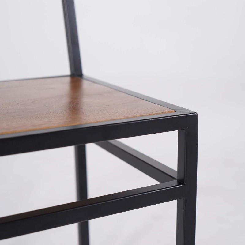 Chaise en bois et métal - Jen