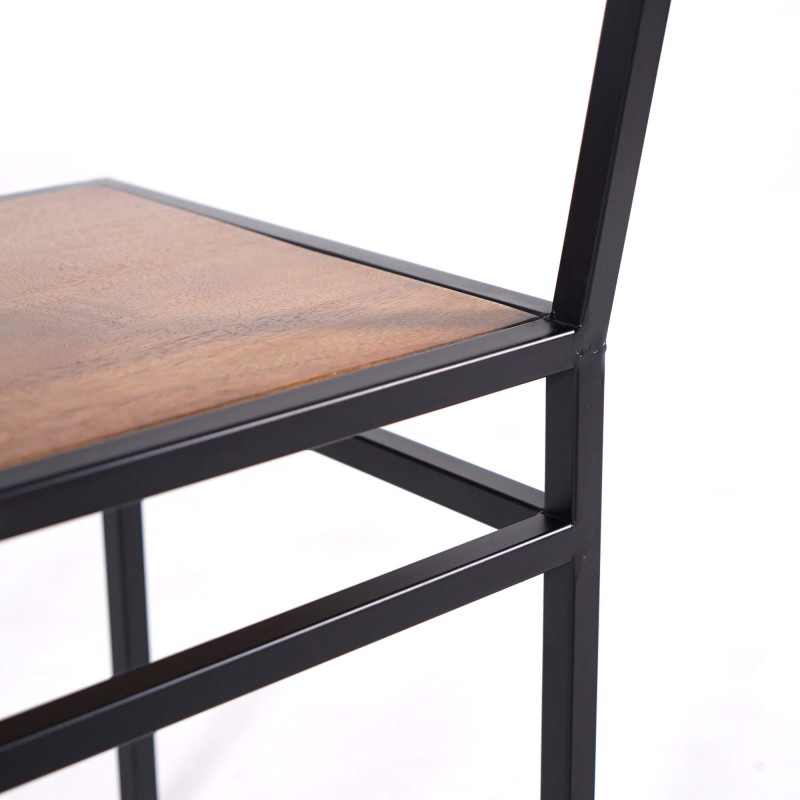 Chaise en bois et métal - Jen