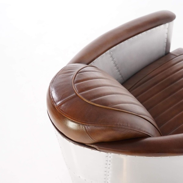 Fauteuil aviateur en cuir