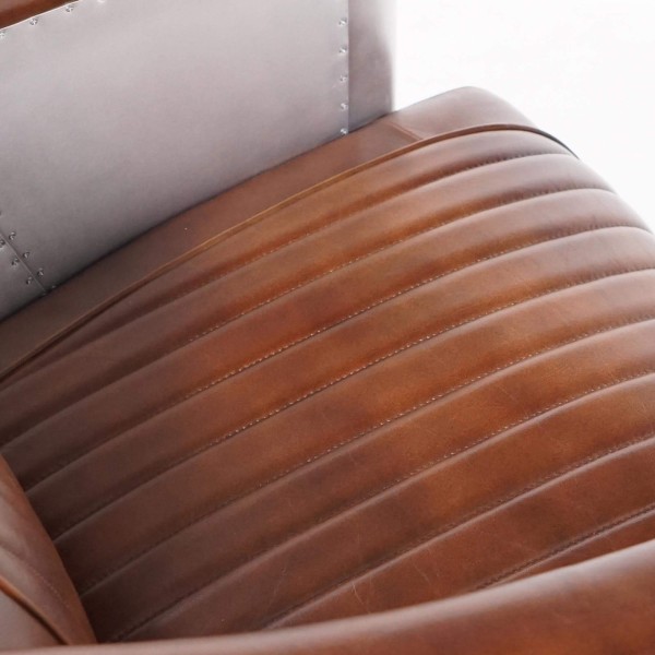 Fauteuil aviateur en cuir
