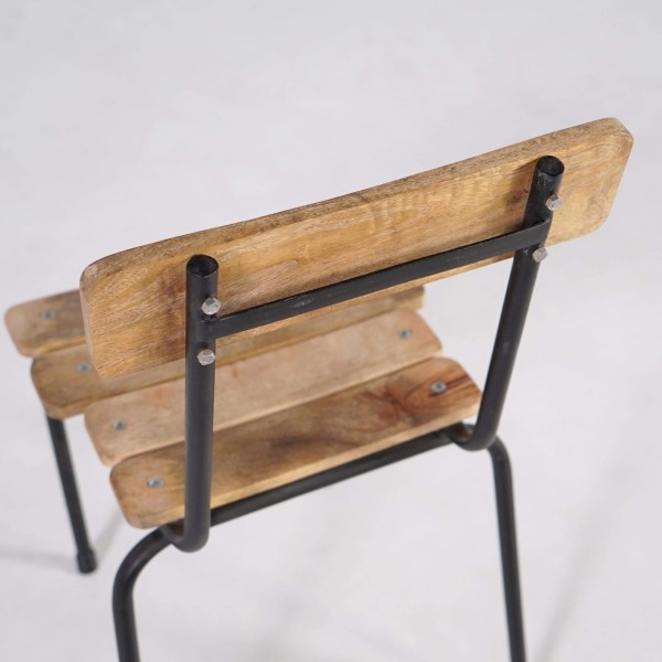 Chaise écolier vintage