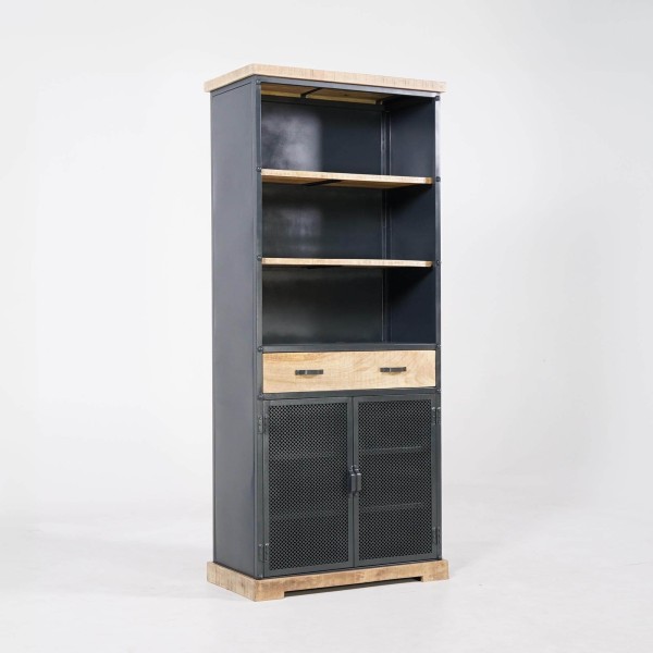 Bibliothèque en bois et métal - Cambridge