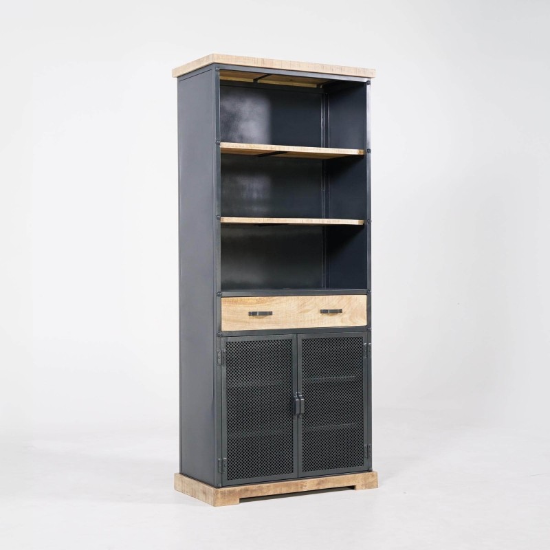 Bibliothèque en bois et métal - Cambridge