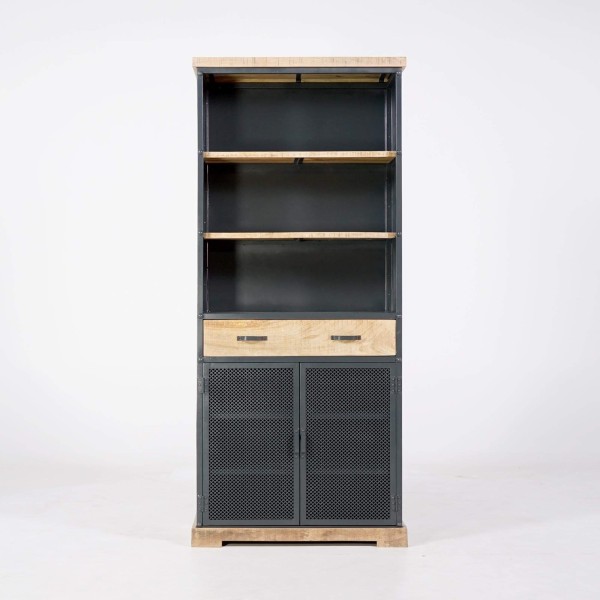 Bibliothèque en bois et métal - Cambridge