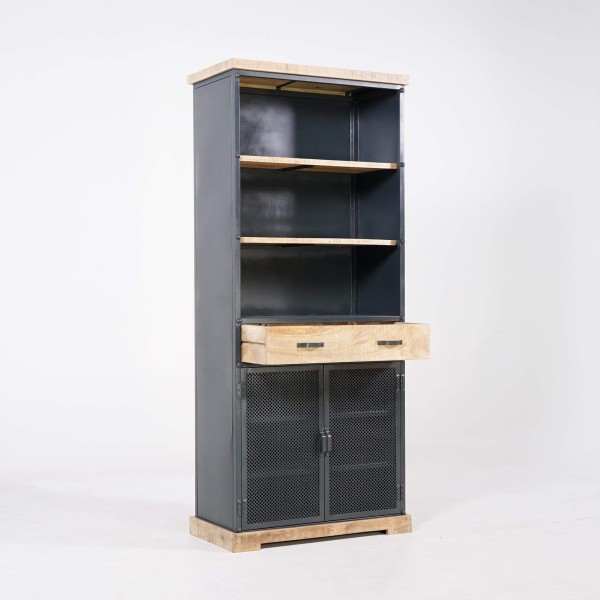 Bibliothèque en bois et métal - Cambridge