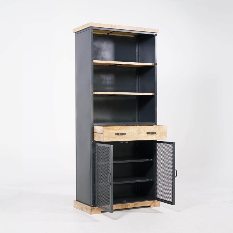Bibliothèque en bois et métal - Cambridge