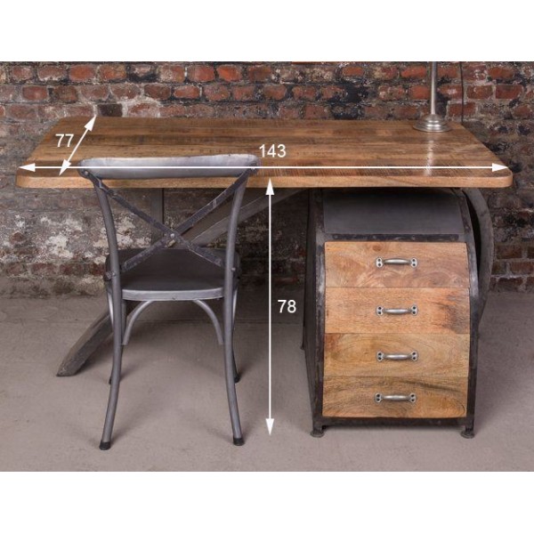Bureau industriel d'inspiration scandinave
