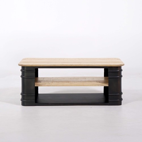 Table basse bidon de style industriel - Artisto