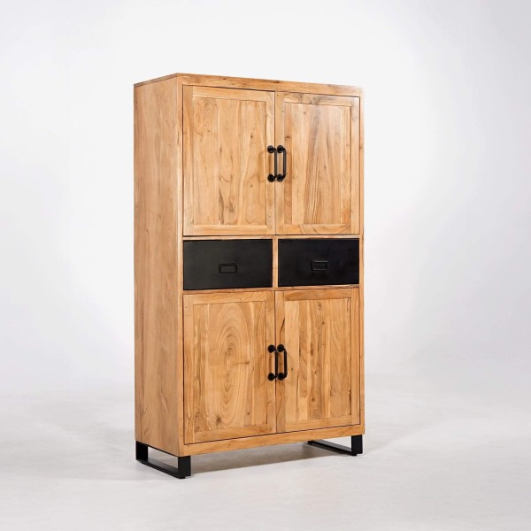 Buffet haut vaisselier en bois d'acacia - Osaka