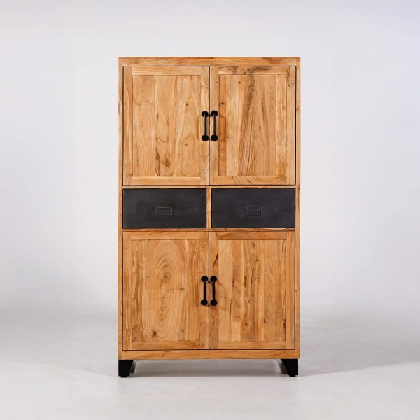 Buffet haut vaisselier en bois d'acacia - Osaka