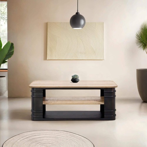 Table basse bidon de style industriel - Artisto