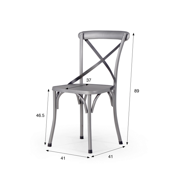 Chaise bistrot finition naturelle