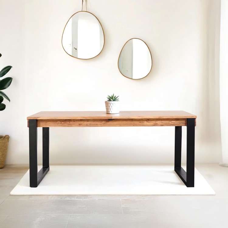 Table à manger extensible en bois d'acacia - Osaka