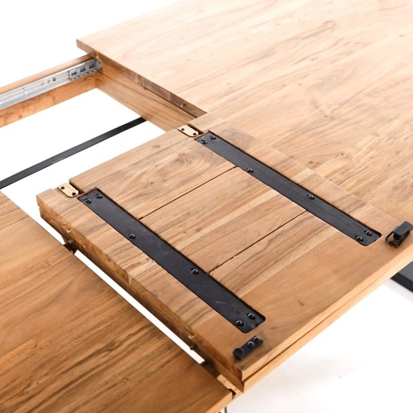Table à manger extensible en bois d'acacia - Osaka