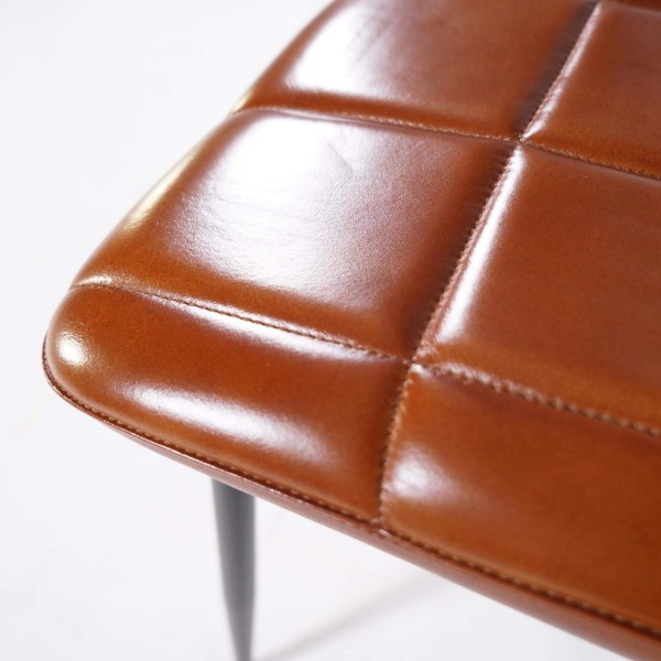 Chaise vintage en cuir - Portobello