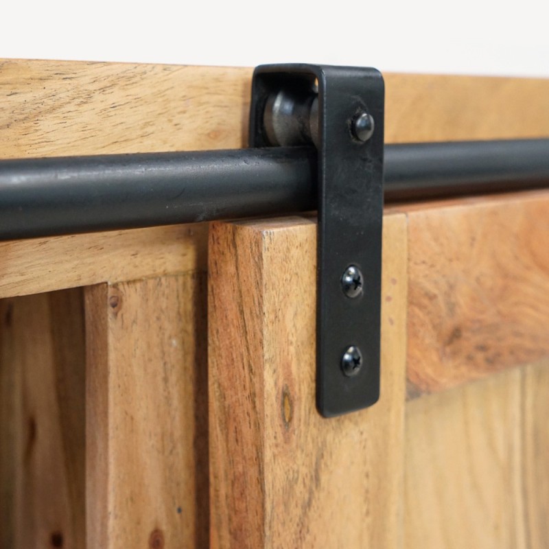 Meuble TV bois & metal 200 cm - Osaka