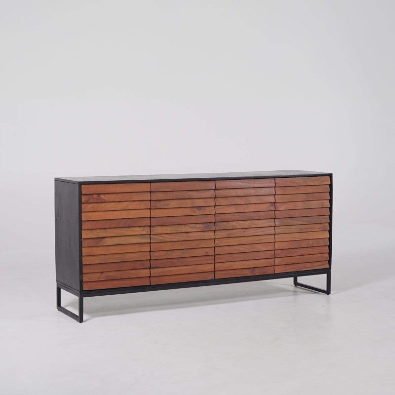 Buffet en bois naturel 170cm - Tamara