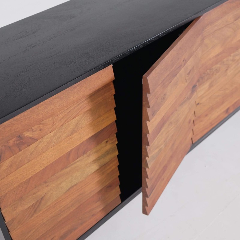 Buffet en bois naturel 170cm - Tamara
