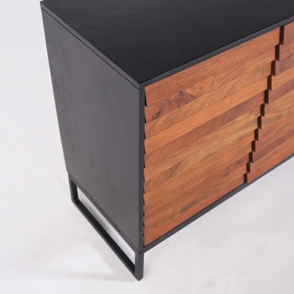 Buffet en bois naturel 170cm - Tamara
