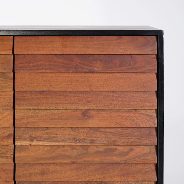 Armoire haute en bois massif 80cm - Tamara