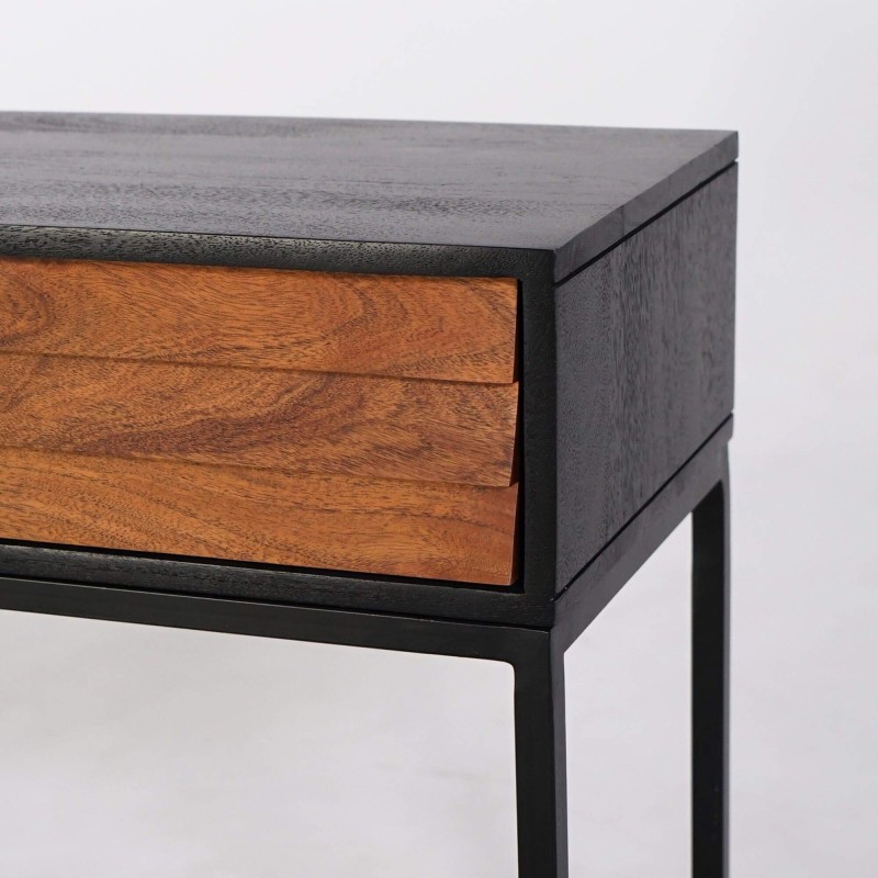Console en bois naturel 120cm - Tamara
