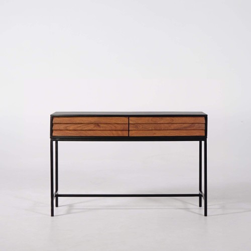 Console en bois naturel 120cm - Tamara