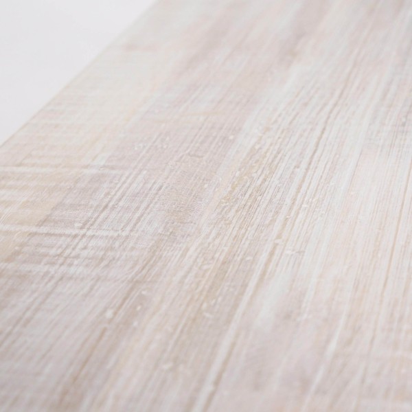 Meuble TV blanc 140 cm en bois naturel - Sea side