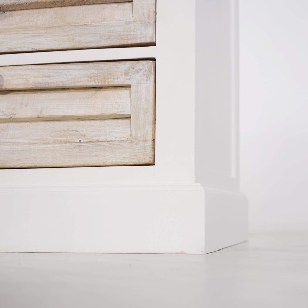 Buffet blanc en bois naturel - Sea side