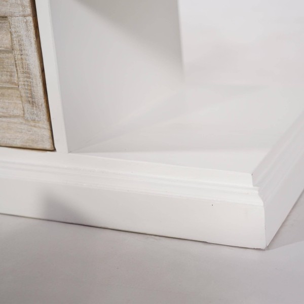 Meuble de rangement blanc en bois naturel - Sea side