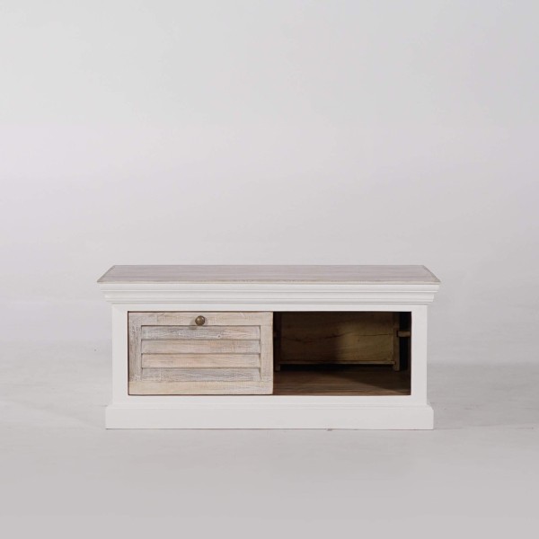 Table basse en bois blanc naturel - Sea side