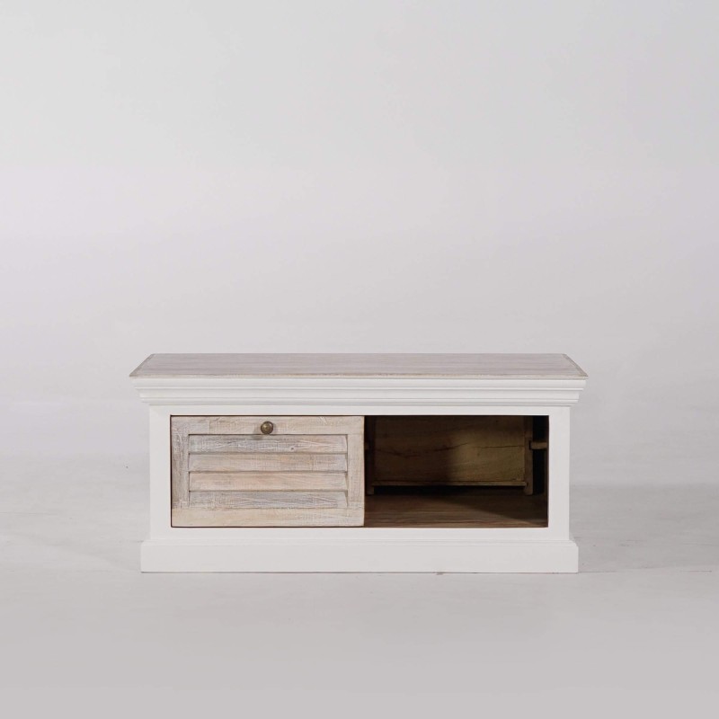 Table basse en bois blanc naturel - Sea side