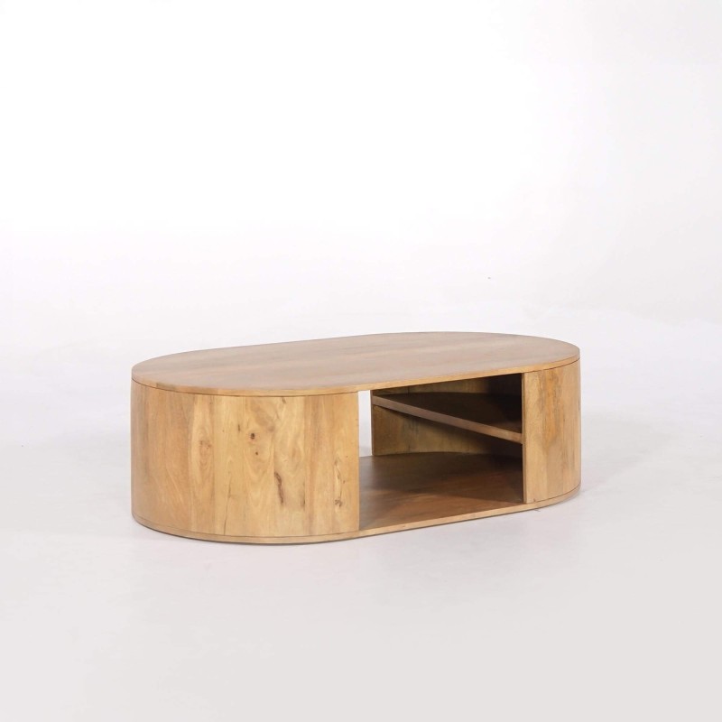 Table basse en bois massif - Timea