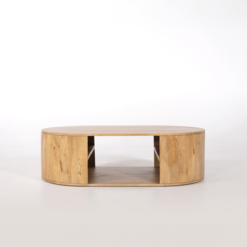 Table basse en bois massif - Timea