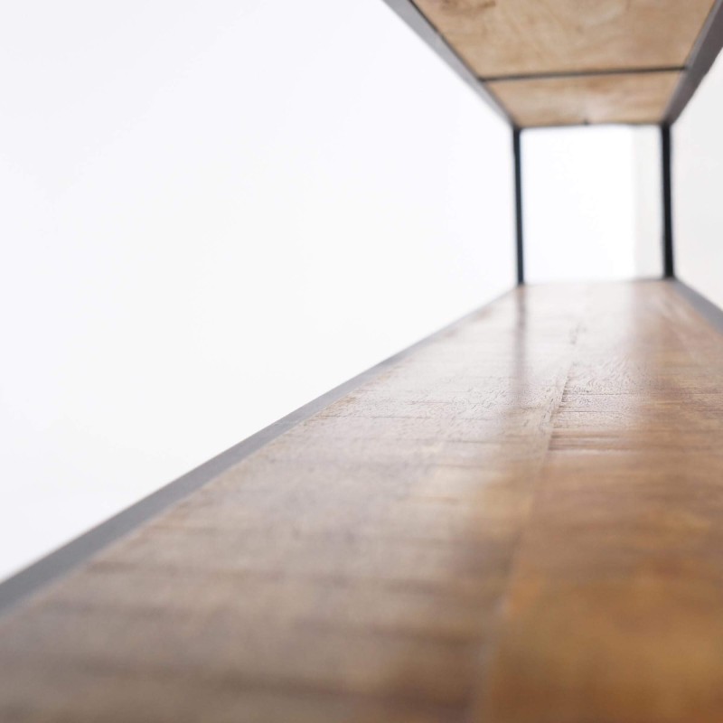 Tête de lit industrielle bois massif - Walter