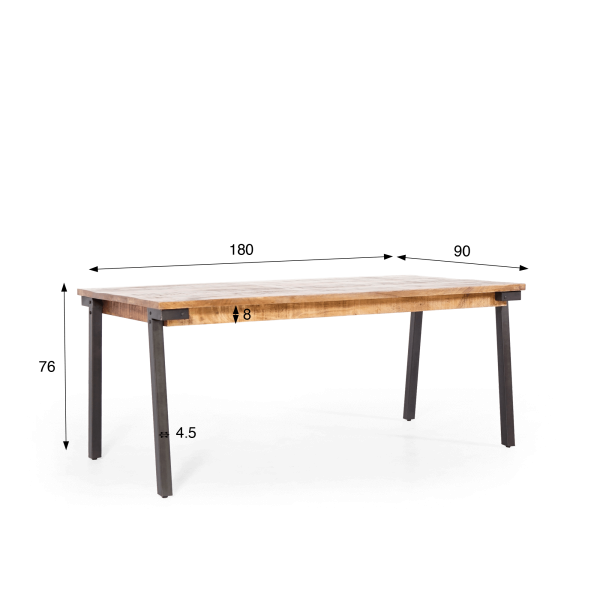 Table à manger vintage - Retro Archi