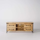 Meuble TV bois & métal - Retro Archi