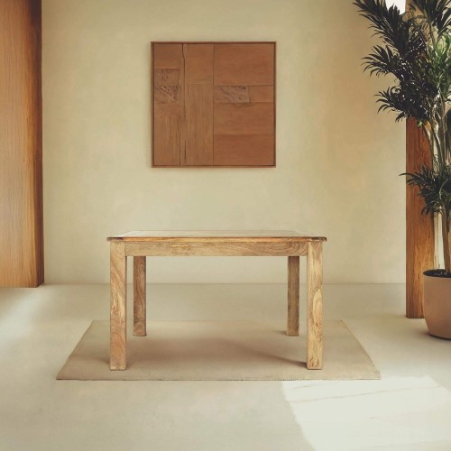 Table à manger carrée en bois massif - Paris