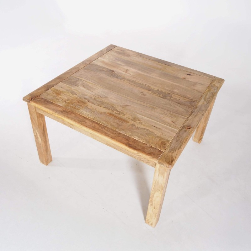 Table à manger carrée en bois massif - Paris