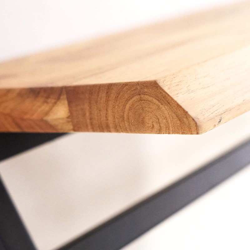 Etagère murale 100 cm bois et metal - Inclined